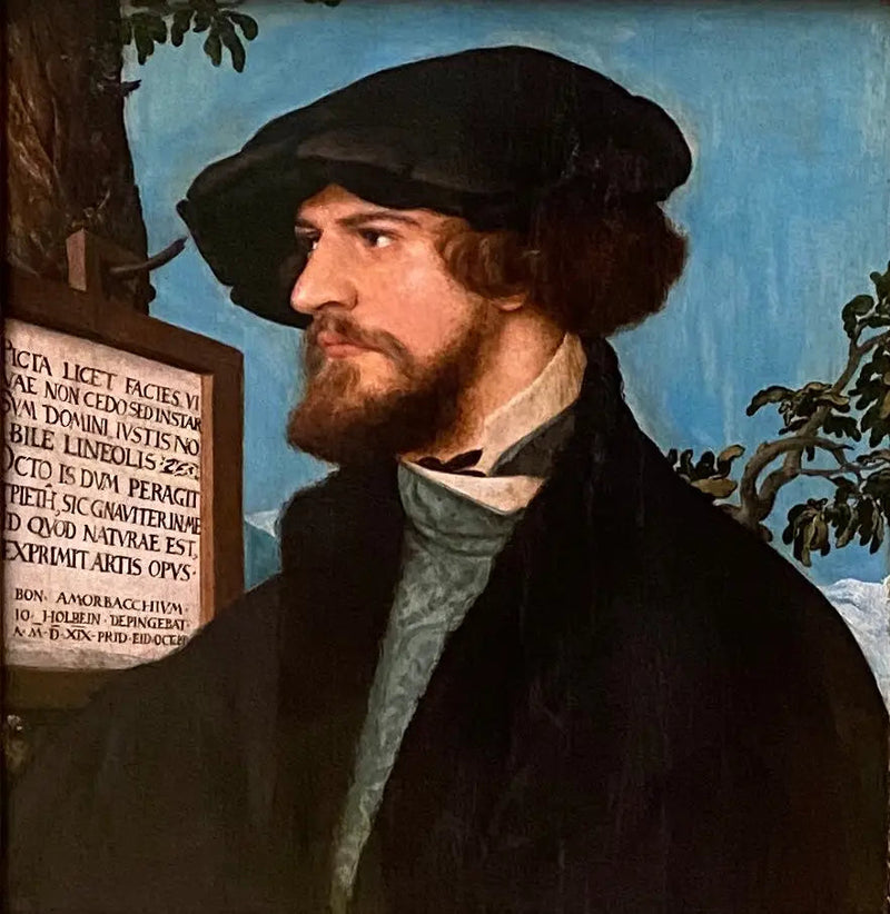 Portræt af Bonifacius Amerbach - Hans Holbein den Yngre