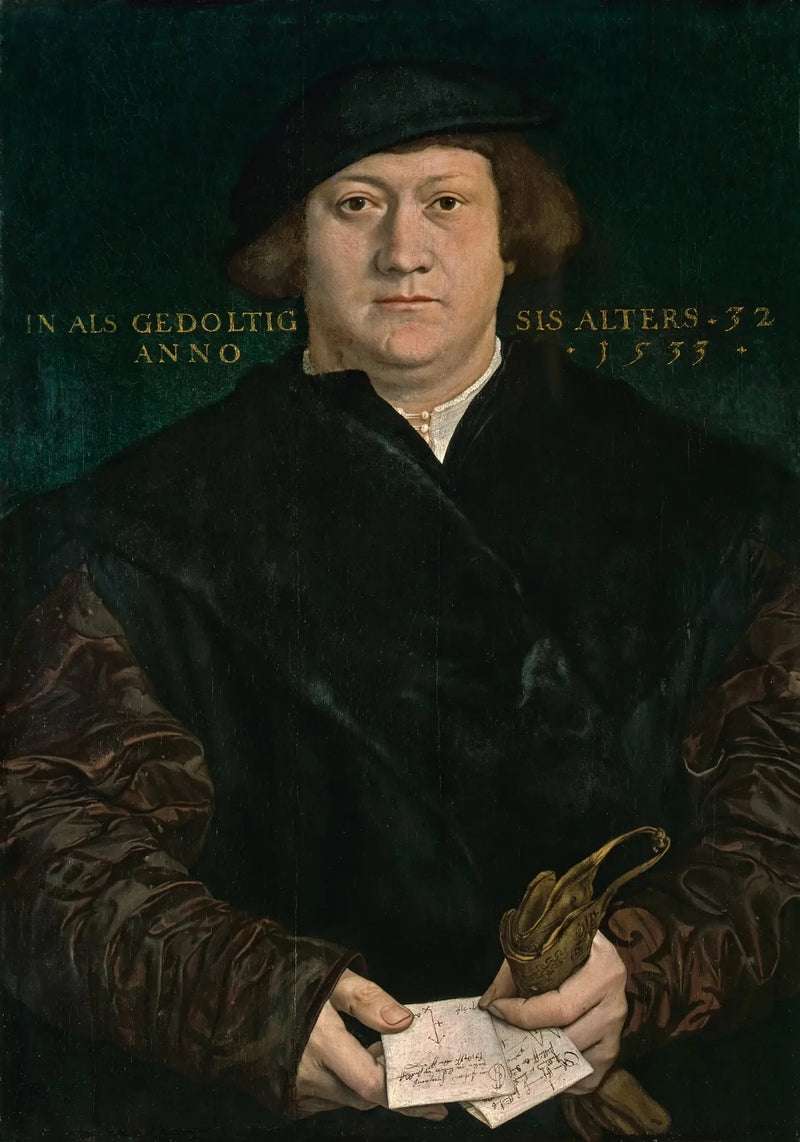 Portræt af Cyriacus Kale - Hans Holbein den Yngre