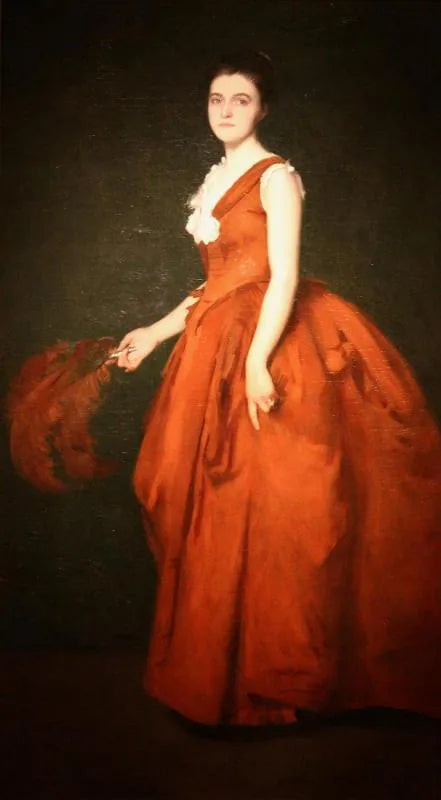 Portræt af Madame T - Edmund Charles Tarbell