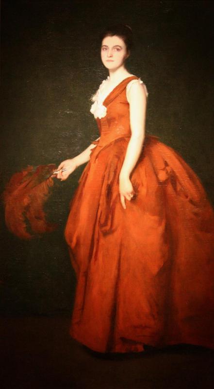 Portræt af Madame T - Edmund Charles Tarbell