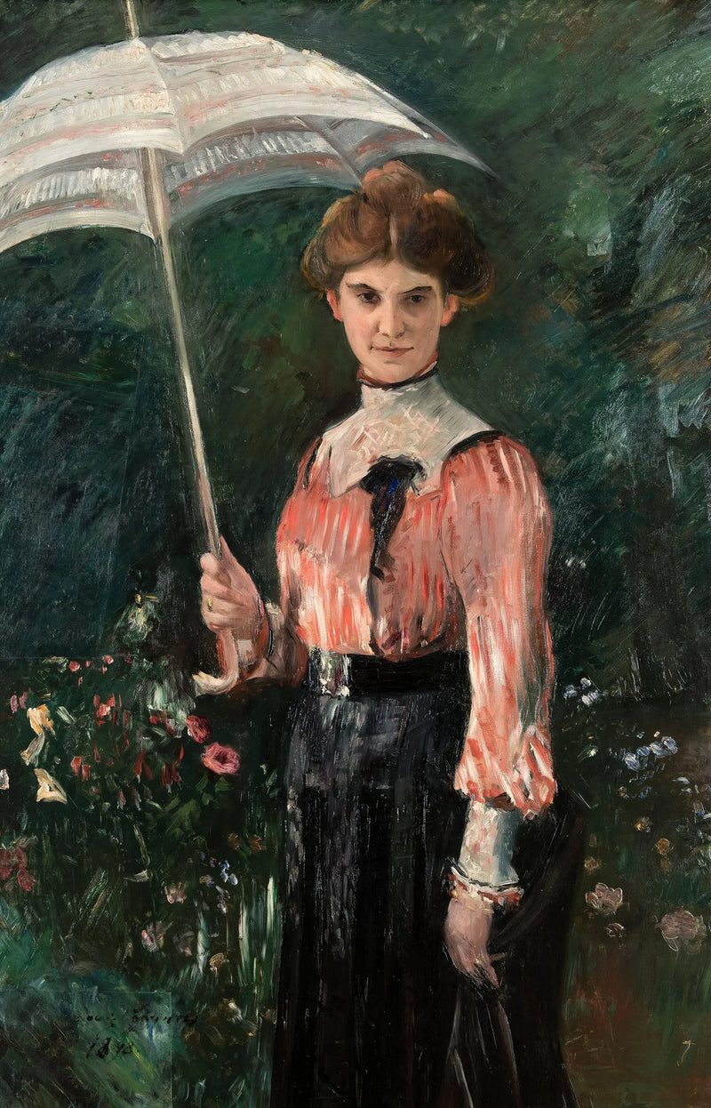 Portrait of Mrs. Halbe - Lovis Corinth