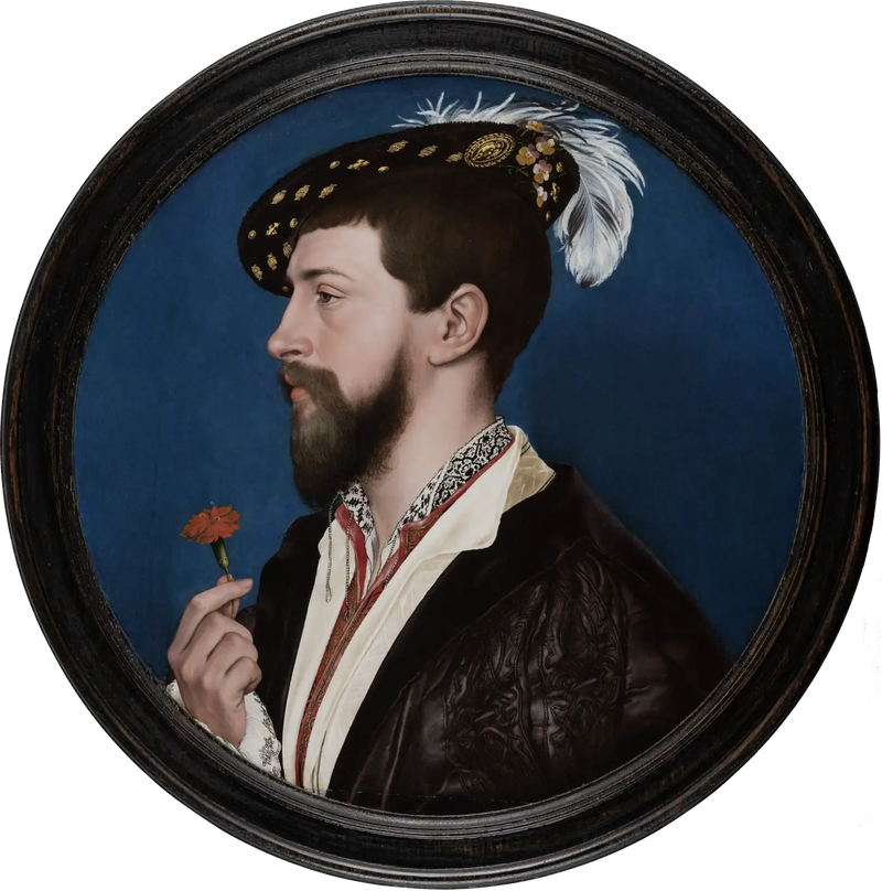 Portræt af Simon George af Cornwall - Hans Holbein den Yngre