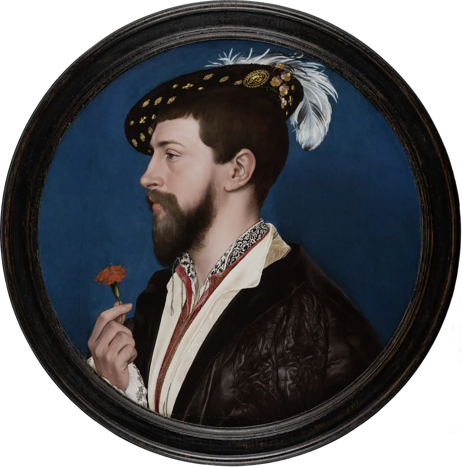 Portræt af Simon George af Cornwall - Hans Holbein den Yngre