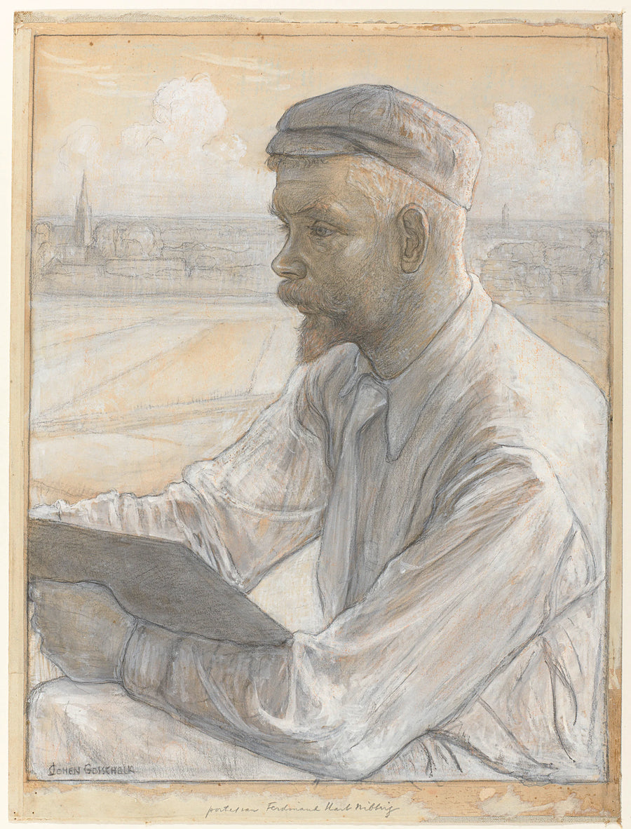 Portrait du peintre Ferdinand Hart Nibbrig - Johan Cohen Gosschalk
