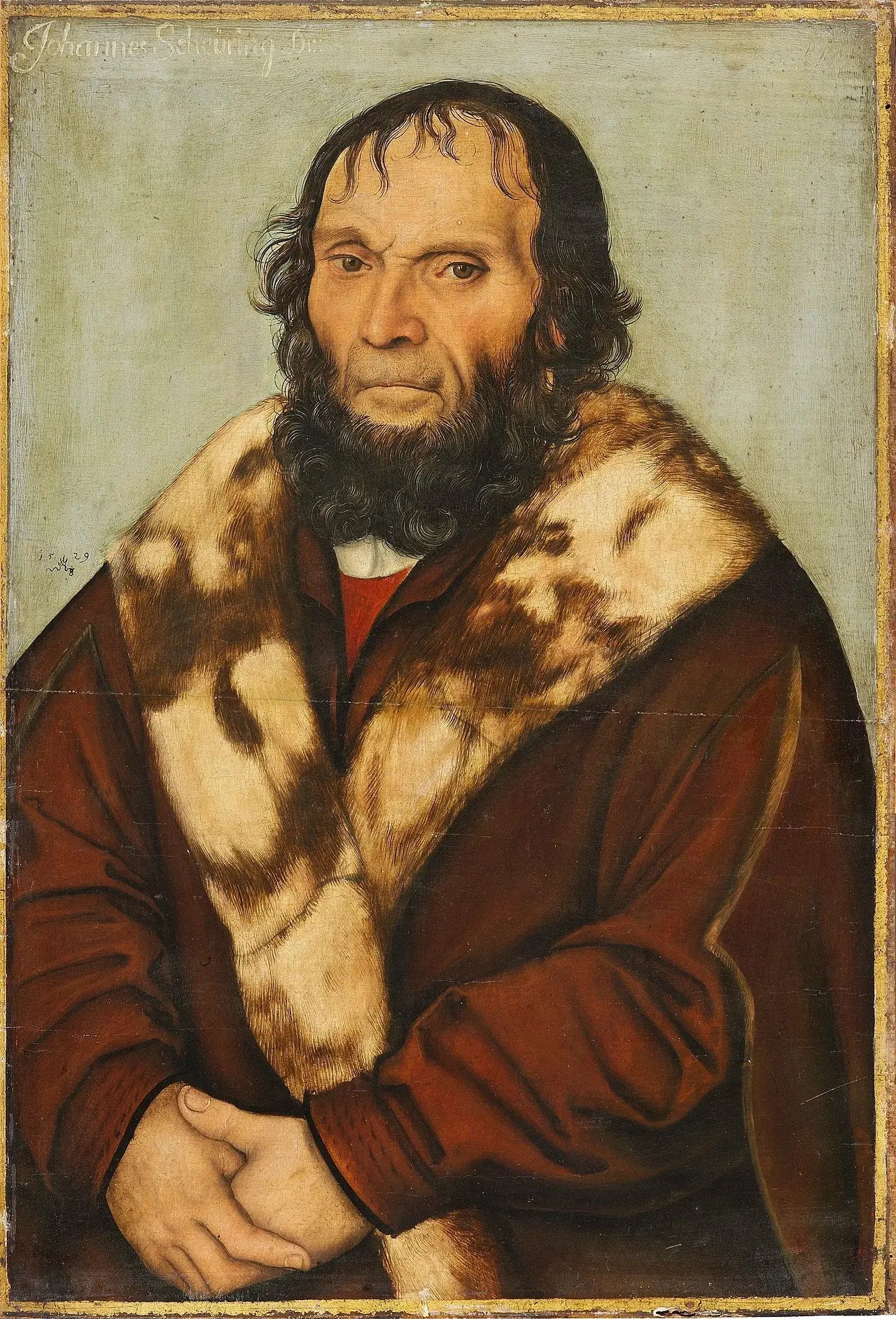 Portrait posthume du Dr J. Scheyring - Lucas Cranach the Elder image 1 copie peinte à la main à l’huile