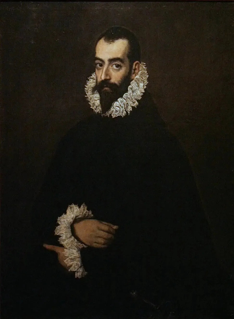Portrait présomptif du duc de Benavente - El Greco image 1 reproduction de peinture à l’huile