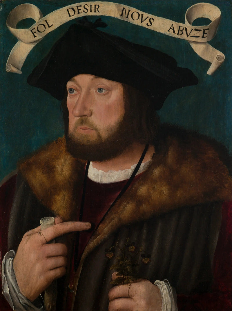 Mente portræt af Guillaume Gouffier - Jean Clouet