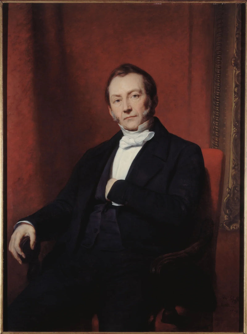 Mente portræt af Jean Abraham Nottebohm - Ary Scheffer