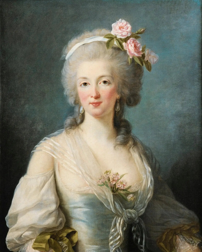 Mistenkt portrett av Jeanne de Valois-Saint-Rémy - Élisabeth Vigeé Le Brun