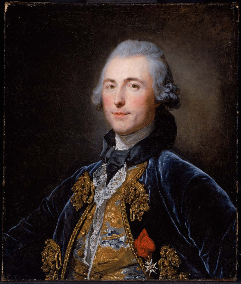 Portræt antaget af ridderen af Damery - Jean-Baptiste Greuze