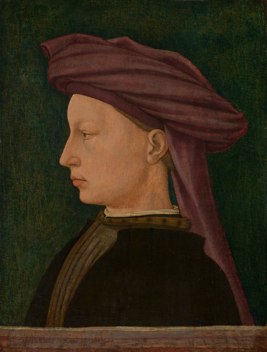 Portrait de profil d'un jeune homme - Florentine 15th Century