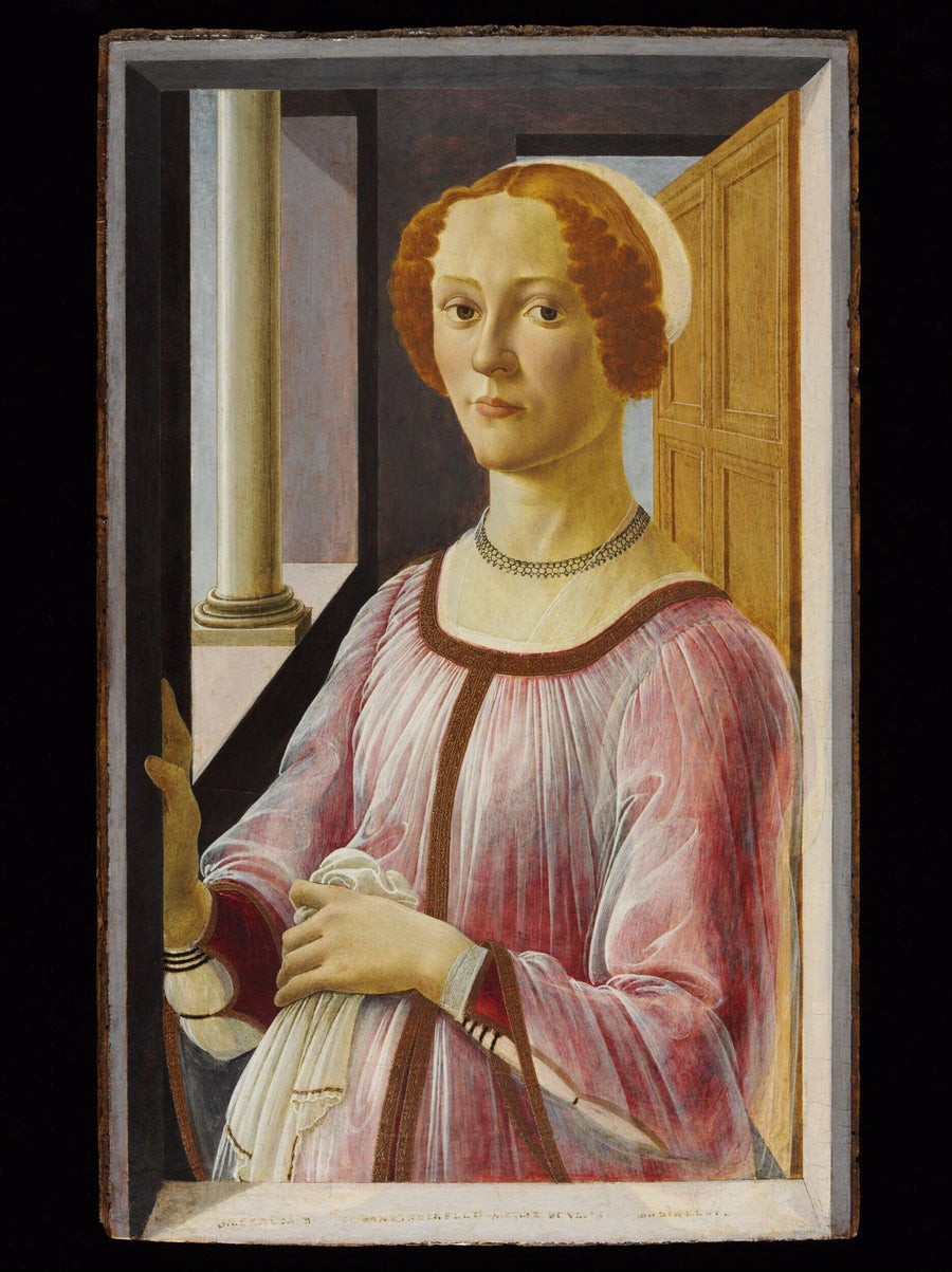Esmeralda Brandini-portræt - Sandro Botticelli