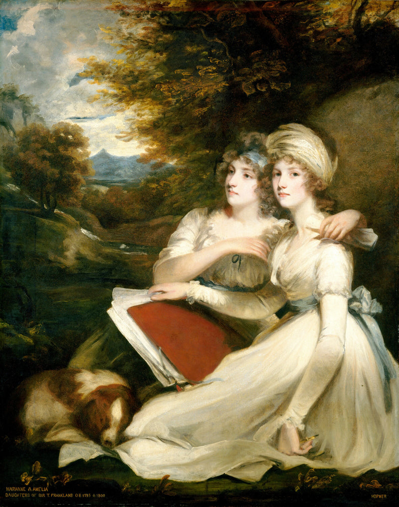 Portrait des sœurs Frankland - John Hoppner