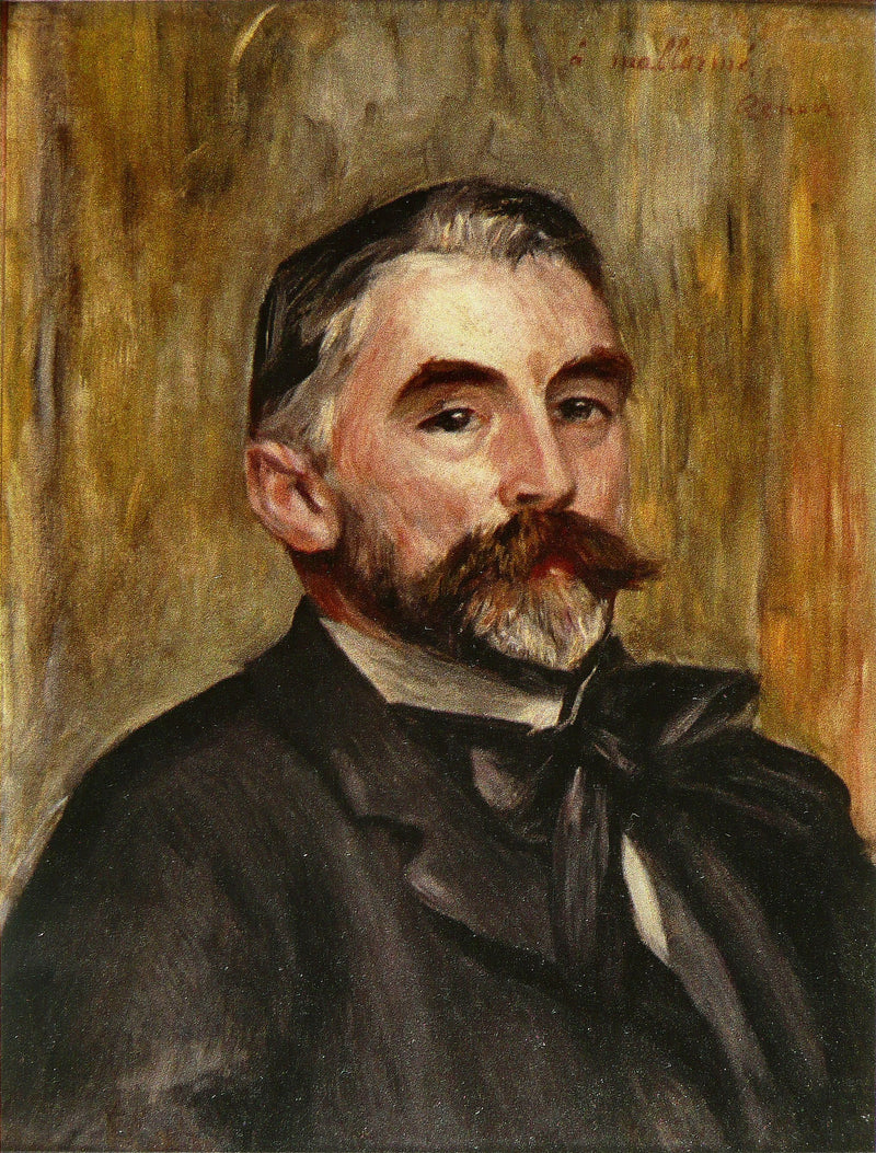 Portræt af Stéphane Mallarmé - Pierre-Auguste Renoir