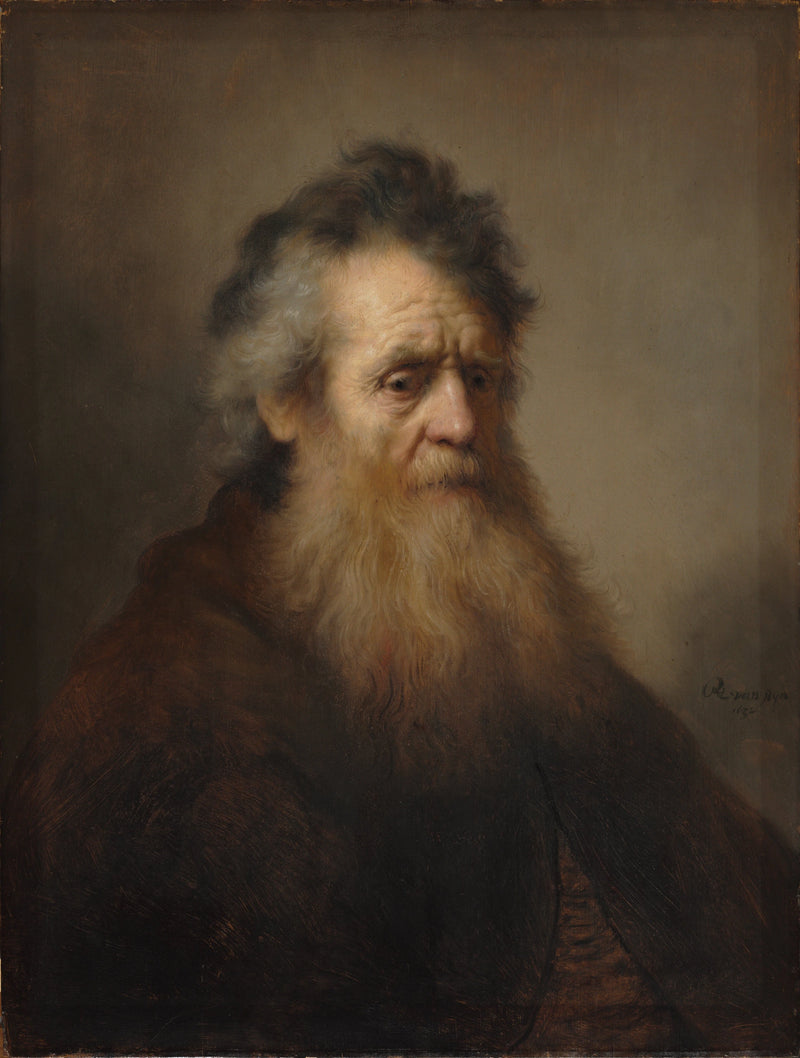 Portræt af en gammel mand - Rembrandt