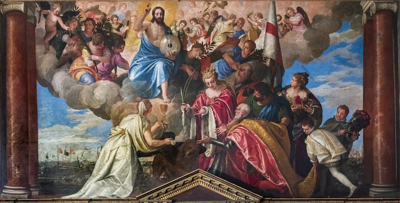 Portræt af doge Sebastiano Venier - Paul Véronèse