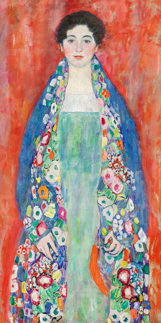 🎀 Portræt af Miss Lieser – Gustav Klimt (1917)