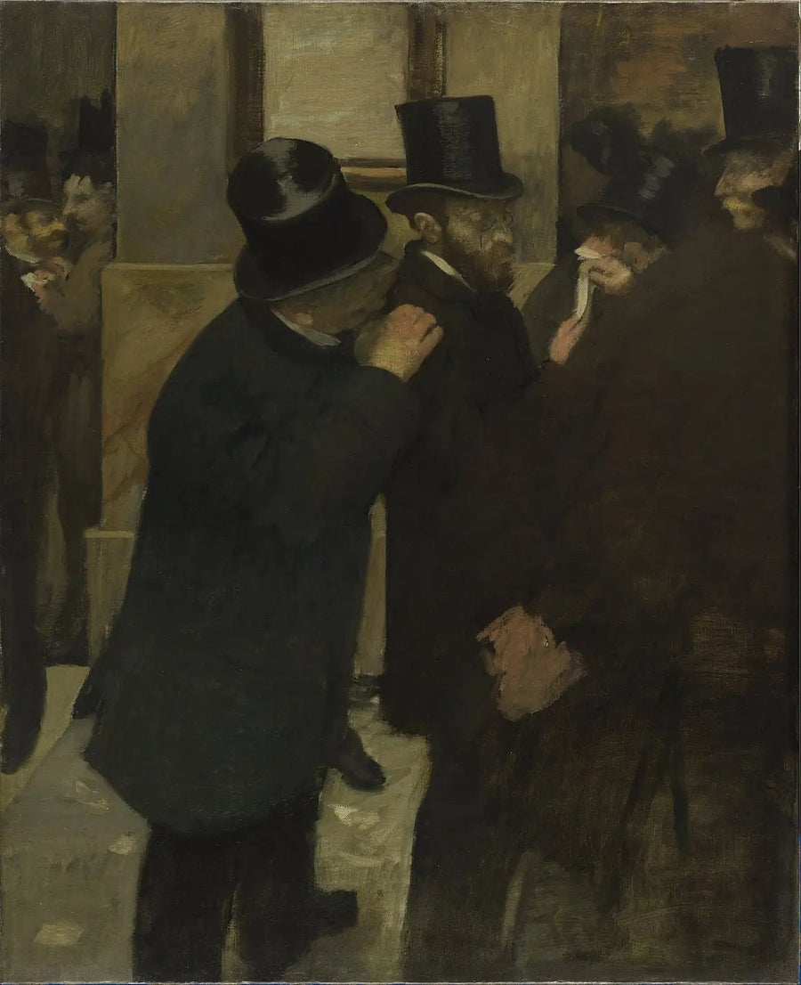 Portrætter på Børsen - Edgar Degas