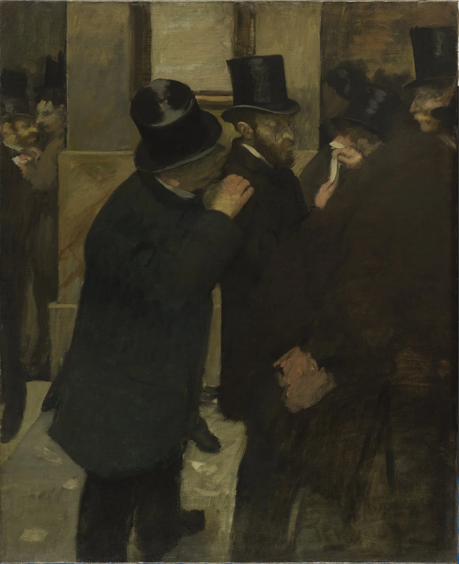 Portrætter på Børsen - Edgar Degas