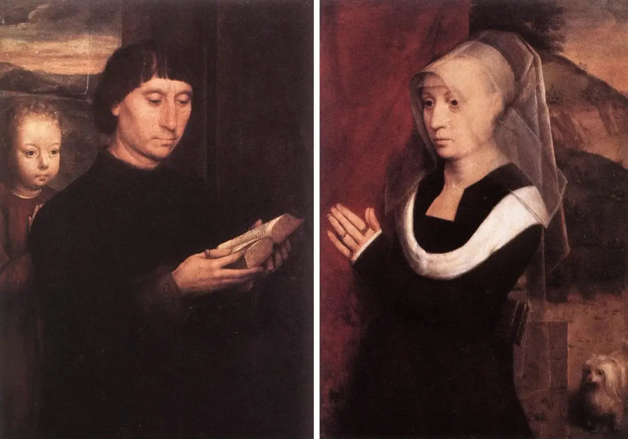 Portrætter af to donorer - Hans Memling