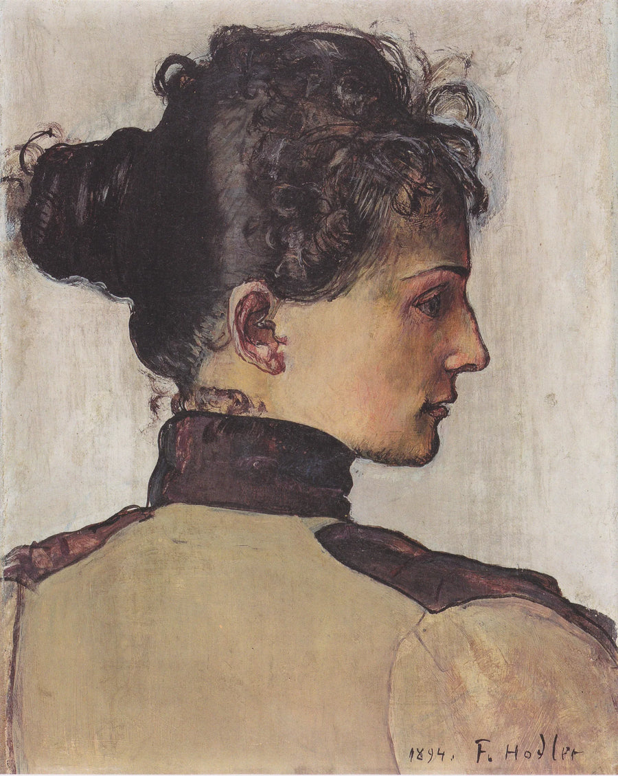 Portræt af Berthe Jacques - Ferdinand Hodler