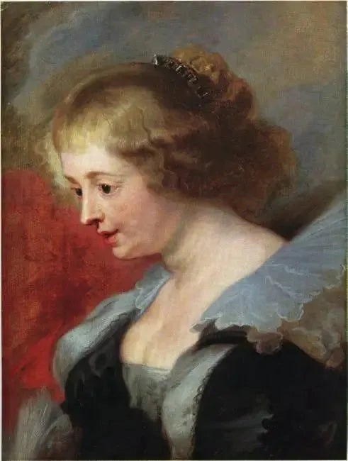Portret af Hélène Fourment (1614-1673), efter 1630 - Peter Paul Rubens