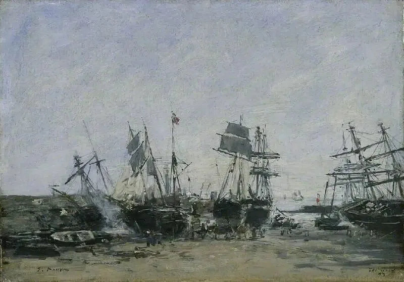 Portrieux, lavvande - Eugène Boudin