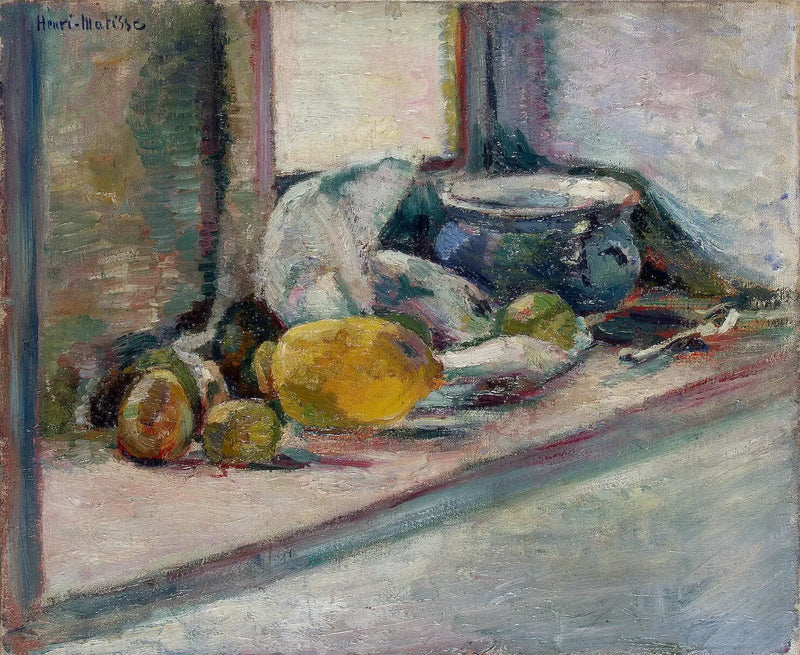 Blå potte og citron - Henri Matisse