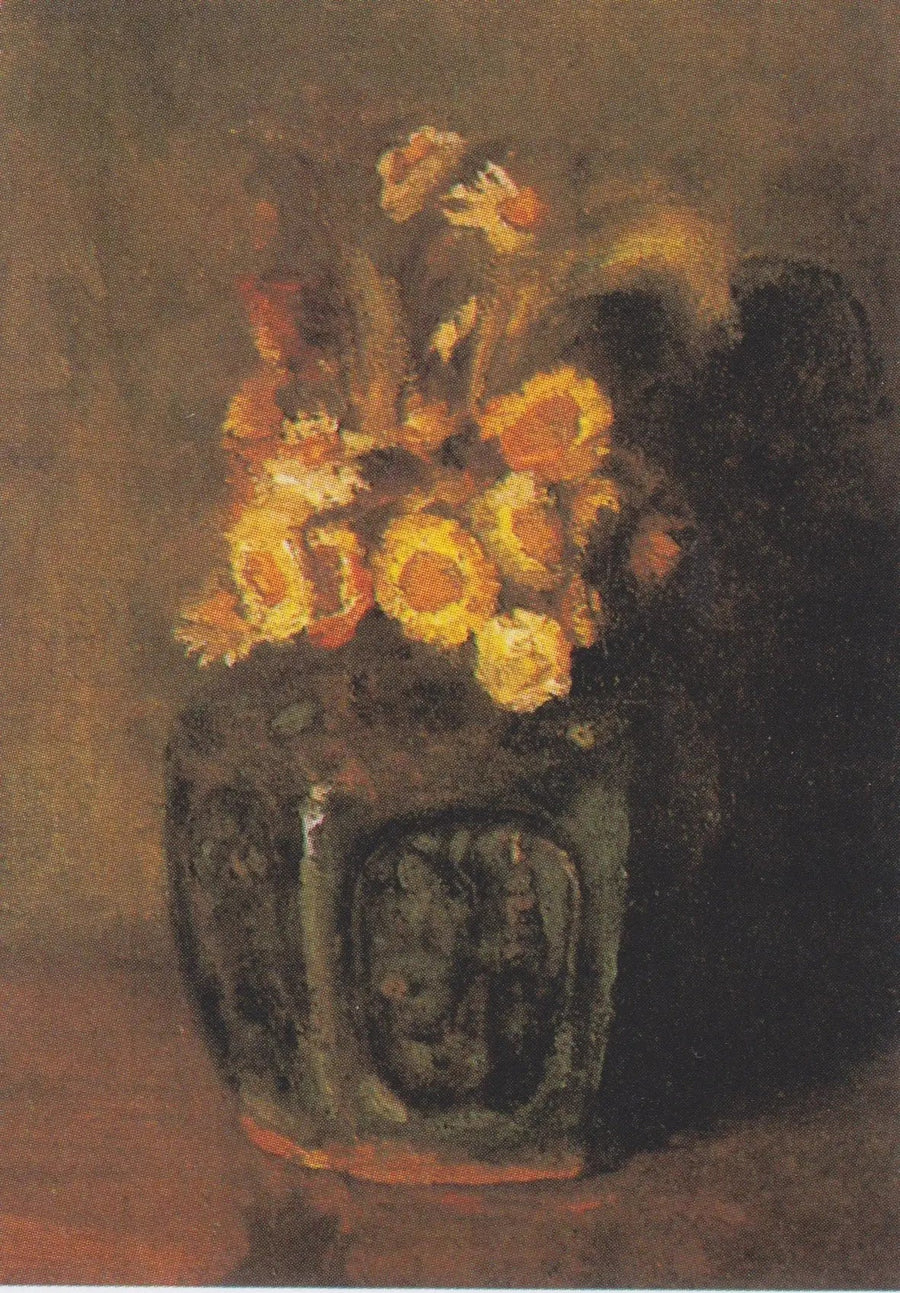 Ingefærkrukke fyldt med krysantemum - Vincent van Gogh
