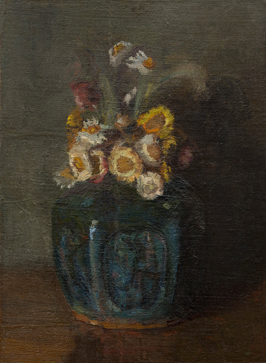 Ingefærkrukke fyldt med krysantemum - Vincent van Gogh