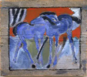 Blå føl - Franz Marc