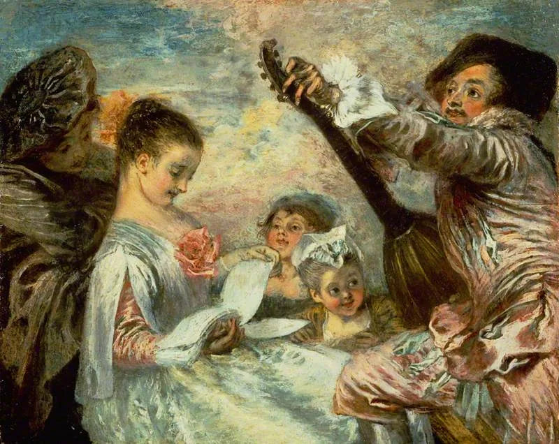 For at bevise for os, at dette smukke - Antoine Watteau