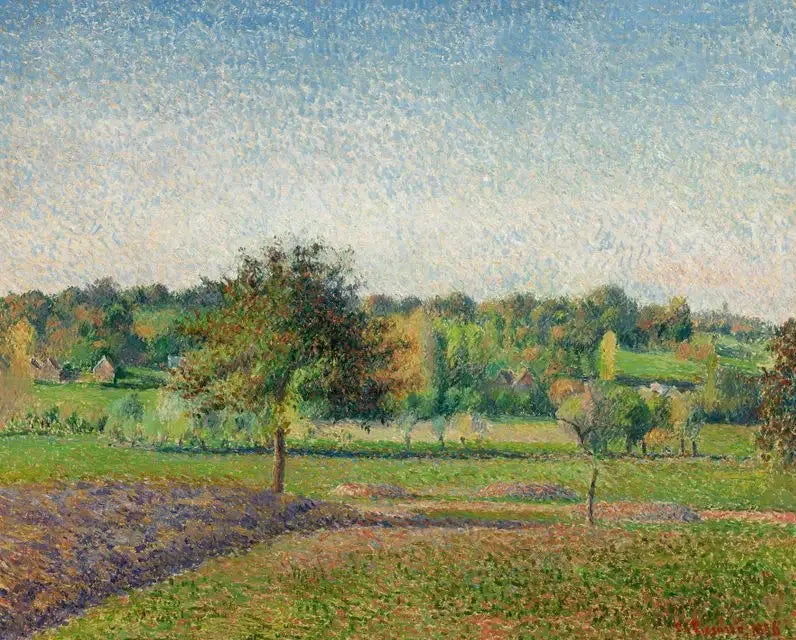 Prærie ved Éragny - Camille Pissarro