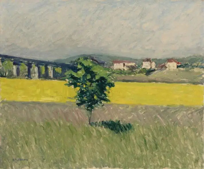 Prærien ved Pont d'Argenteuil - Gustave Caillebotte