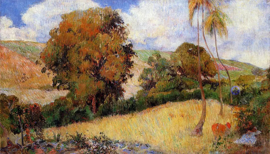 Martinik prærie - Paul Gauguin