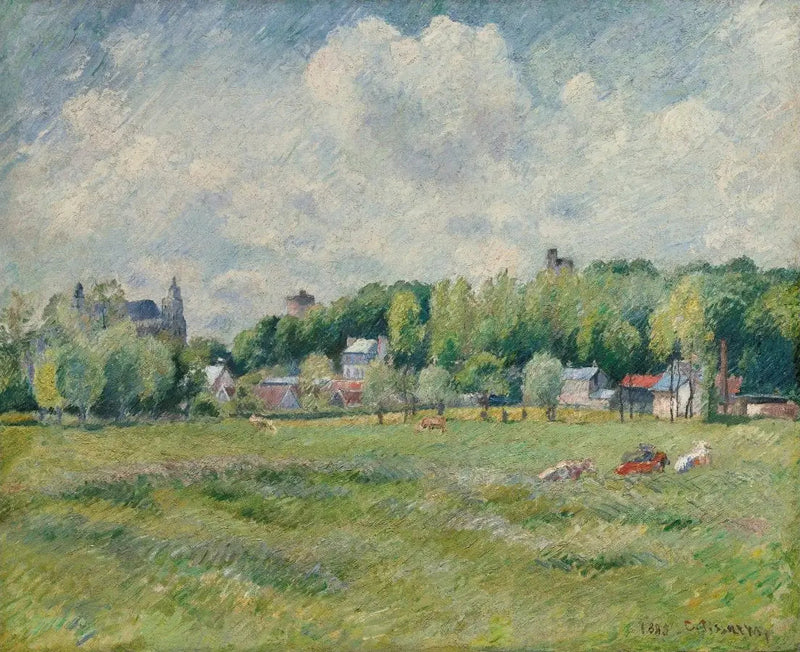 Prærier ved Gisors - Camille Pissarro