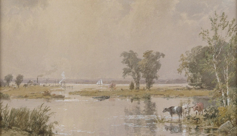 Hackensacks Sletter - Jasper Francis Cropsey