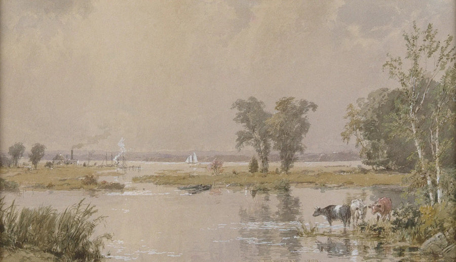 Hackensacks Sletter - Jasper Francis Cropsey