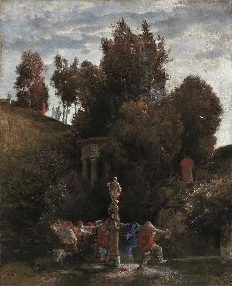 Første maj romersk - Arnold Böcklin
