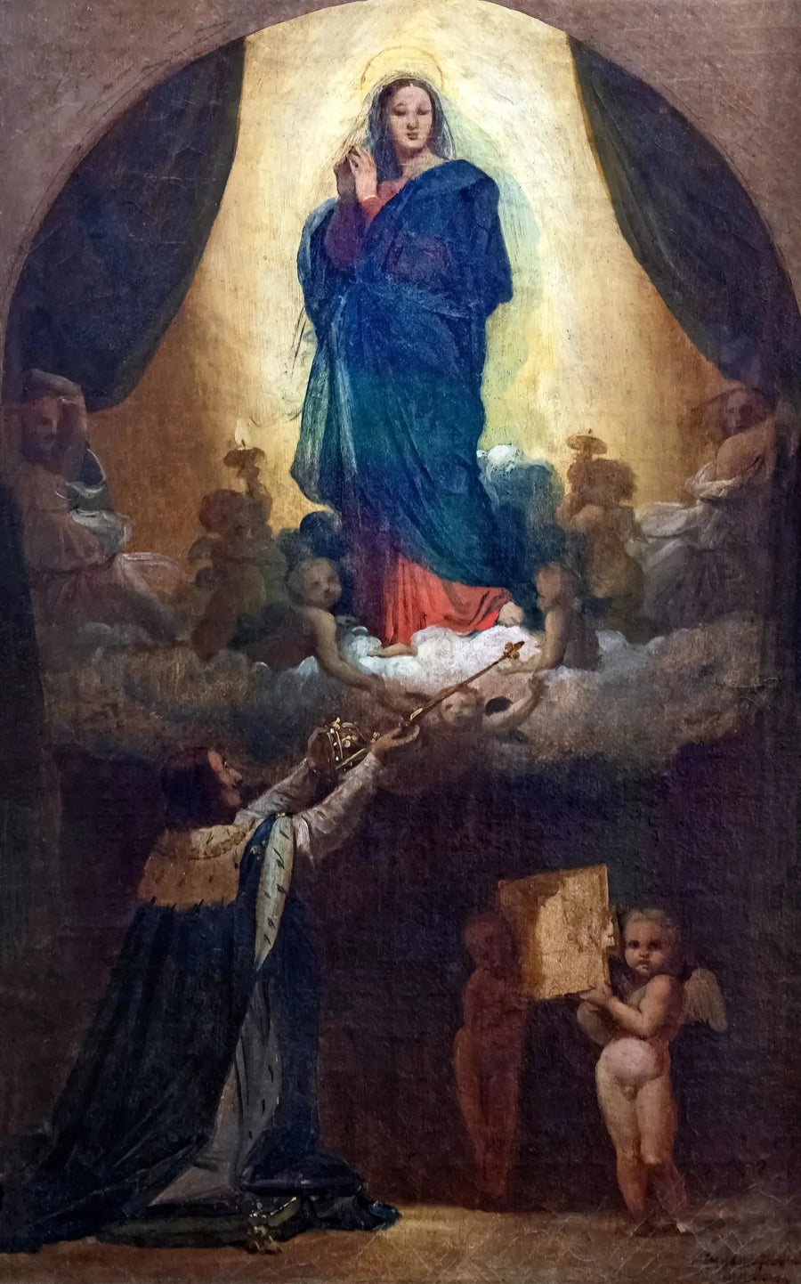 Første tanke om Louis XIII's Velsignelse - Jean-Auguste-Dominique Ingres