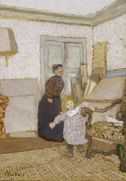 Første skridt - Édouard Vuillard