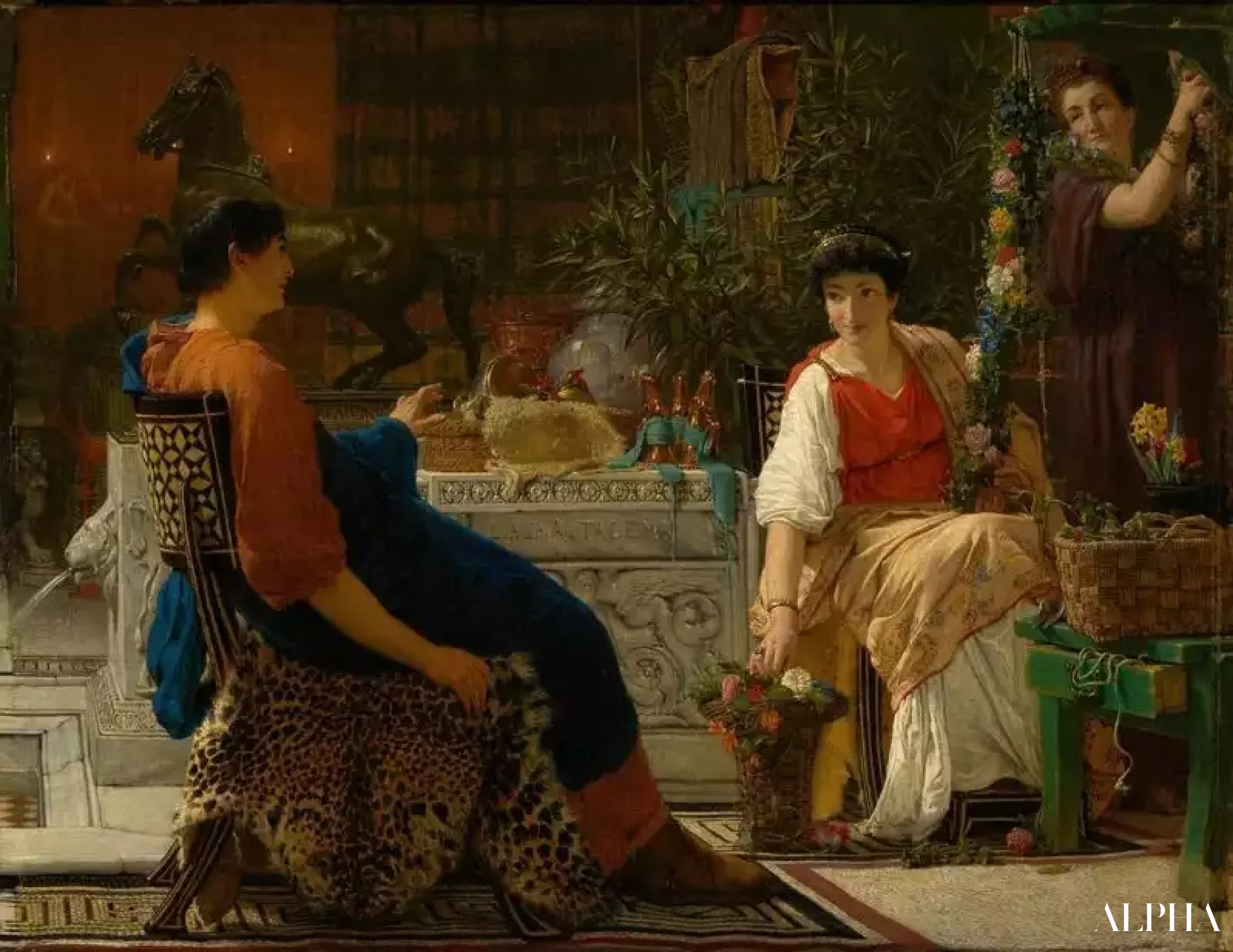 Préparation des festivités - Lawrence Alma-Tadema Reproductions de tableaux à la peinture à l’huile