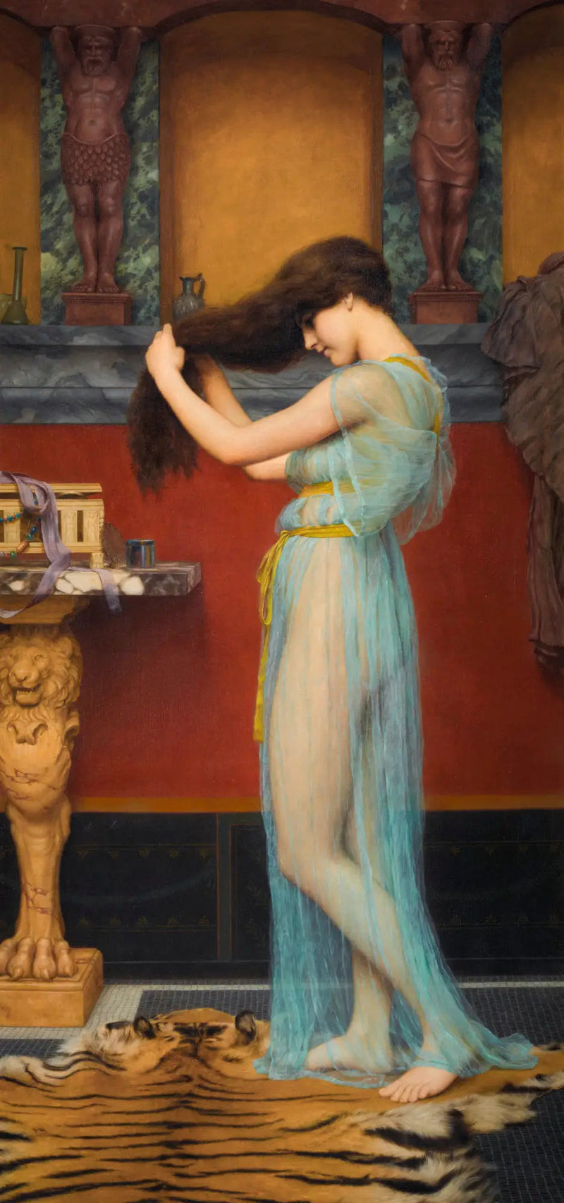 Badeforberedelse - John William Godward