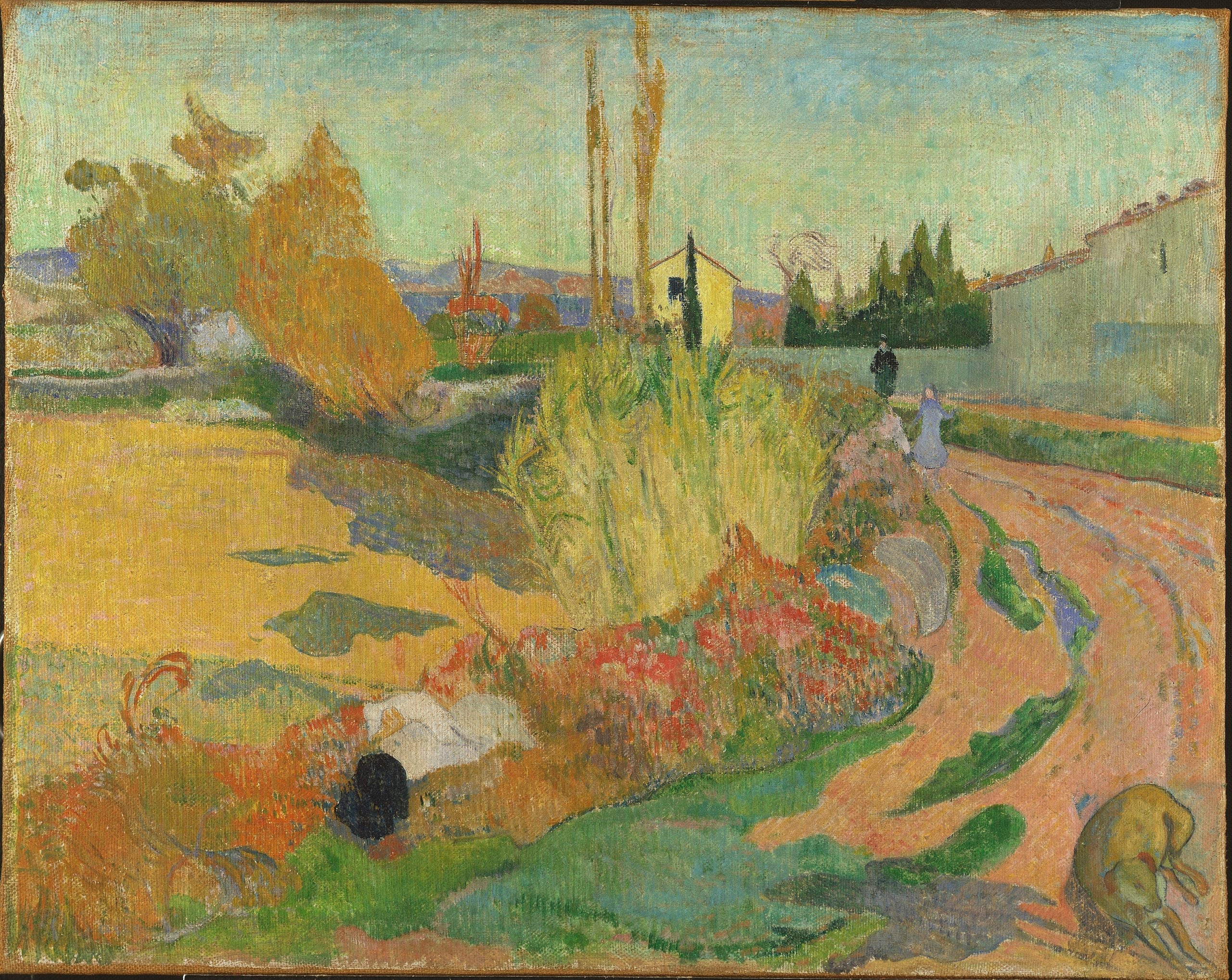 Nær Arles, eller Le Mas d'Arles - Paul Gauguin