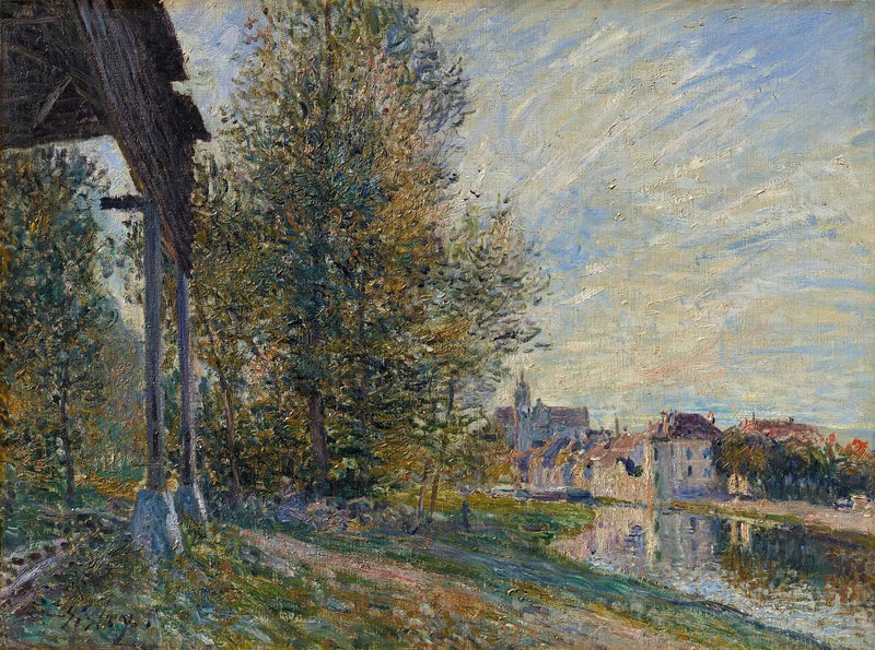 Nær Moret-sur-Loing - Alfred Sisley