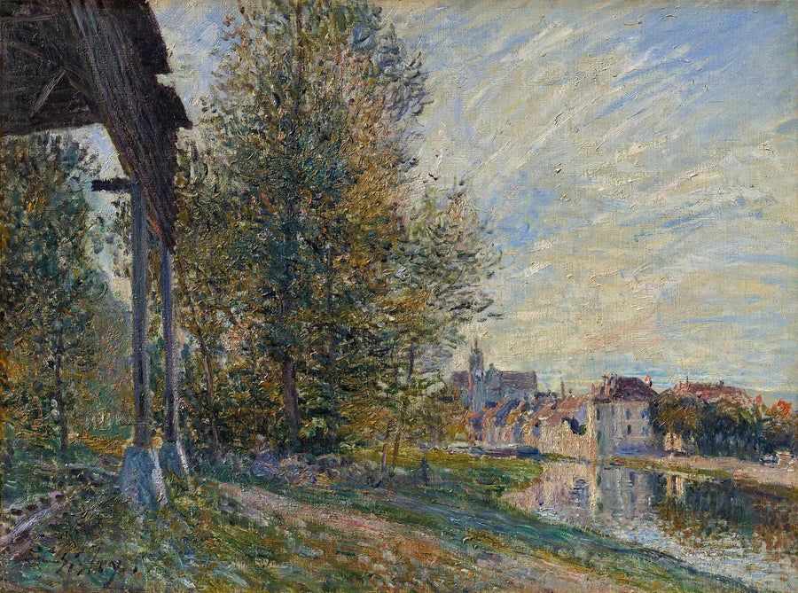 Nær Moret-sur-Loing - Alfred Sisley