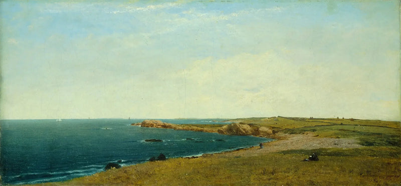 Nær Newport - John Frederick Kensett