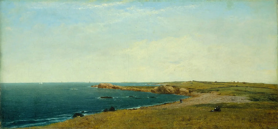 Nær Newport - John Frederick Kensett