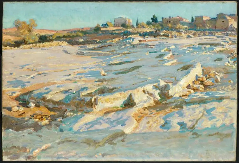 Nær Olivbjerget, Jerusalem - John Singer Sargent