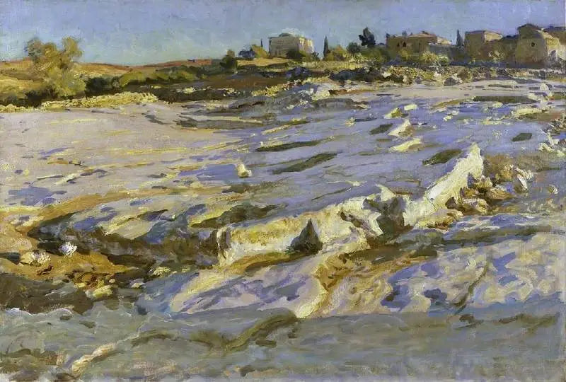 Nær Olivbjerget, Jerusalem - John Singer Sargent